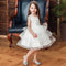 Summer Floral Girls Tutu Dresses Baby Wedding Dress for Kids Sequin Kids Dr K7V2