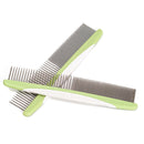 Stainless Steel Teeth Styling Home Dog Comb Single Row Removes Tangles Knots