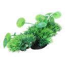 Plastic Green 8.7 inchWide Artificial Plants for Aquarium Fish Tank G4F8