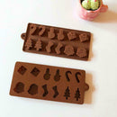 Santa Claus Silicone Fondant Mold Cake Xmas Decor Chocolate Tool Baking Mou U5X7