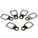 6pcs Steel D Ring Tie Downs for Jeep Wrangler Trunk Cargo