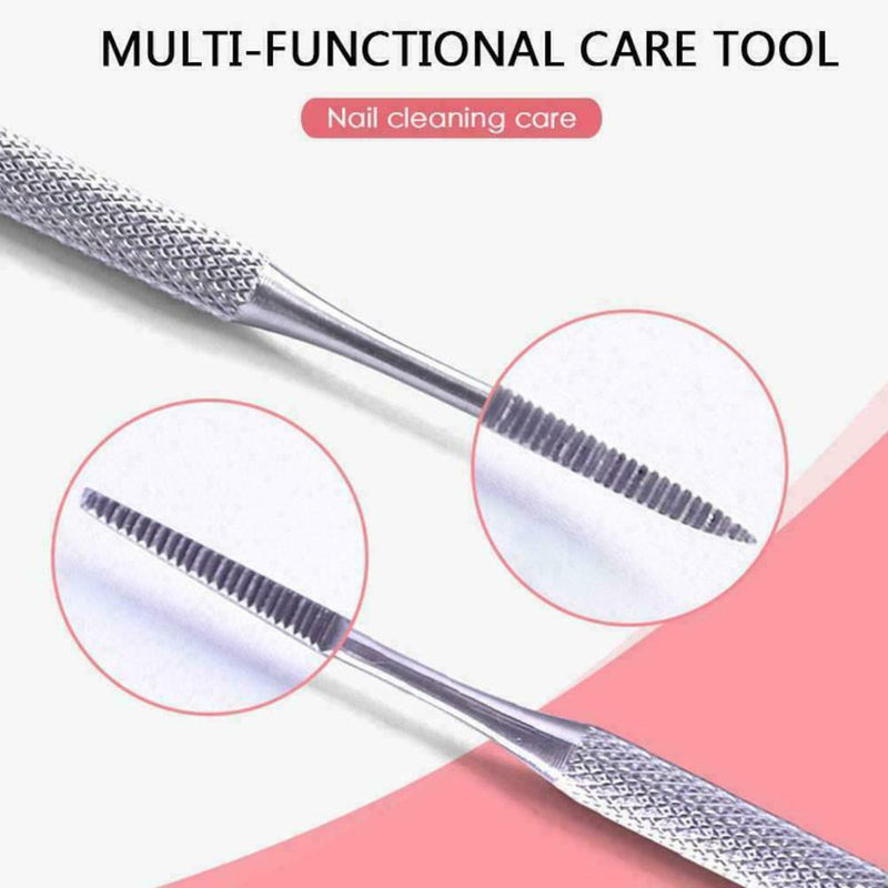 Toe Nail File Ingrown Satin Edge Stainless Steel Pedicure File Favor Double L4H7