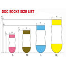 Pet Dog Puppy Cat Anti-slip Knit Cotton Weave Sock 4 Pcs XL coffee M4S4