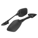2 Pcs Motorcycle Side Mirror Black Plastic Rearview Mirror for Yamaha XMAX