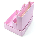 DIY Paper Board Storage Box Desk Decor Stationery Makeup Cosmetic Organiz3C
