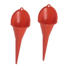 2x Plastic Long Stem Car Vehicle Motorbike Fuel Gasoline Petrol Fill Funnels