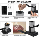 Aluminum Alloy Smoke Infuser Cocktail BBQ Smoker Easily Use Indoor Cooking