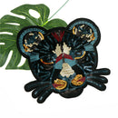 leopard head sequin embroidered fashion applique sew on patch diy clothe LJ