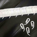 100pcs Practical Curtain Hanging Hooks Curtains Tape Gliders Curtain Hook