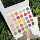 35Colors Shimmer Glitter Eyeshadow Powder Palette Matte Eyeshadow Cosmetic E5N2