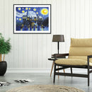5D DIY Full Drill Diamond Painting Starry Night Cross Stitch Mosaic Kit