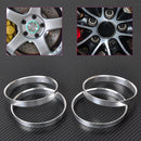 4 fit for BMW Aluminum Car Hub Rings|72.6mm to 74.1mm Wheel Bore|ID 72.56|OD 74