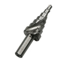 4-16.5Mm High Speed Steel 6542/M2 Triangular Handle Spiral Groove Step Dril