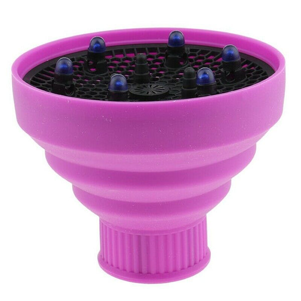 Universal Collapsible Nano silica gel Hair Dryer Blower Diffuser Hairdressi D4X1