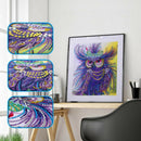 5D Owl Diamond Painting Special Rhinestone for Beginner Home Decor 30x30cm