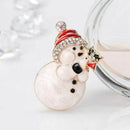 Christmas Snowman Brooch Corsage Gifts Banquet Pins Decorations Badge New Y C8I5