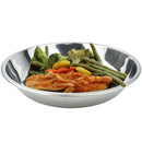 Kichen Camping Stainless Steel Tableware Dinner Plate 1 Food Container Tool A1B8