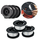 9m of 1.65mm Round - TRIMMER STRIMMER Cord Line Nylon For BLACK+DECKER