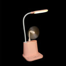 USB Phone Bracket Pen Organizer LED Table Lamp Multifunctional Bedside Read