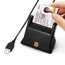 1X(ROCKETEK Usb 2.0 Smart Card Reader Cac Id,Bank Card,Sim Card Cloner Conn