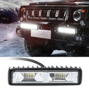 6 Inch 48W 16 LED Work Light Flood Beam Bar Car SUV OffRoad Driving Fog LampsJ,a