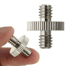 1Pcs 1/4" Male to 1/4" Male Threaded Screw Adapter for Camera Cage/Tripod