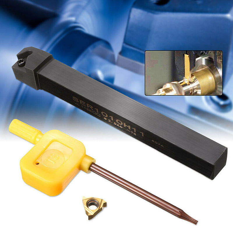 Alloy Steel Durable Lathe Replacement Holder SER1010H11 Threading Turning Tool