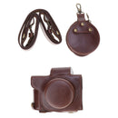 for  G1 X Mark III Retro Camera PU Leather Case
