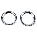 3X(Car Styling Abs Chrome Front Fog Light Lamp Cover Trim for Mercedes-Benz