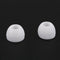 50 Pcs White Earbud Headphone In Ear Buds Tip Cover Replacement E8A4