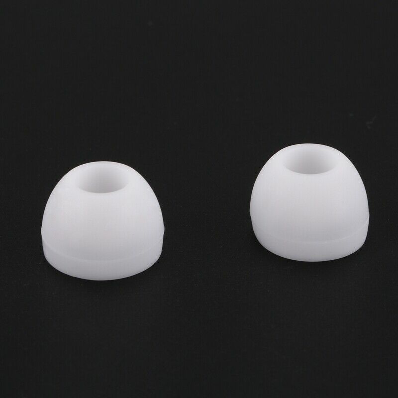 50 Pcs White Earbud Headphone In Ear Buds Tip Cover Replacement E8A4