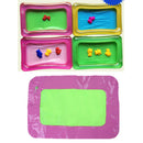 42*28cm Inflatable Sand Tray Plastic Table Baby Kids Indoor Playing Sand Clay LJ