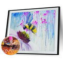 Chrysanthemum Bee 5D Diamond Painting DIY Full Round Drill Rhinestone Craft