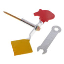 Stainless Steel Shooting Target Spinner Target Plinking Target with 2 Plates