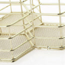 Makeup Tool Storage Rack Plating Diamond Pen Holder Hexagon Three Makeup Br