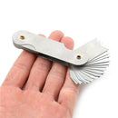 R7-14.5mm Pocket Measure Tool 32 Leaves Radius Gauge Gage OZ