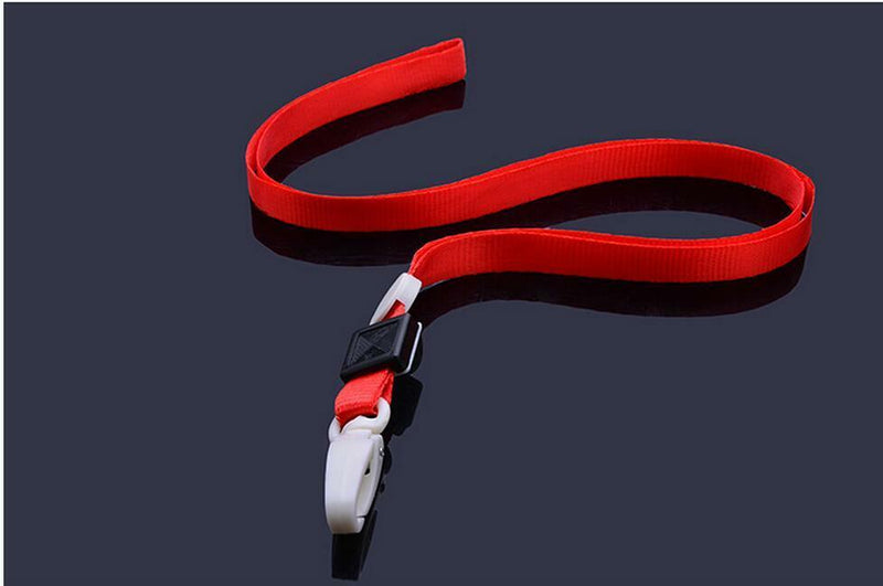 10Pcs Neck Strap Lanyard Safety Breakaway For ID Name Badge Holder Keys ClipLJLJ