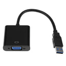 USB to VGA Adapter 1080P Multi-Display Video Graphics Card Converter Cable A