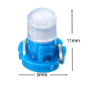 10pcs Blue T3 Neo Wedge Car LED Bulb Cluster Instrument Dash Climate Base Light