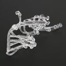 10pcs Carp Fishing Boilie Stop Clear Rubber Long Hair Rig Bait Stopper Carp