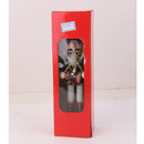 Wooden Royal Soldier Nutcracker Drummer, Traditional Festive Christmas Decor
