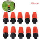 10Pcs Adjustable Garden Irrigation Mist Micro Flow Dripper Water Hose Drip HeFT