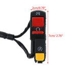 Motorcycle Handlebar Switch Starter Handlebar ATV On-Off Button Flameout Ref3C