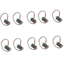 10x V20D 3-Cable 0.36 inch 3-Digit LED Red Light DC0-100V Digital Voltmeter