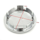 4Pcs/Set ABS Chrome 65mm Car Wheel Center Caps Tyre Rim Hub Cap Cover Decorative