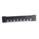 3 Pcs 600V 15A 8 Positions Dual Rows Covered Barrier Screw Terminal Block S S7W6