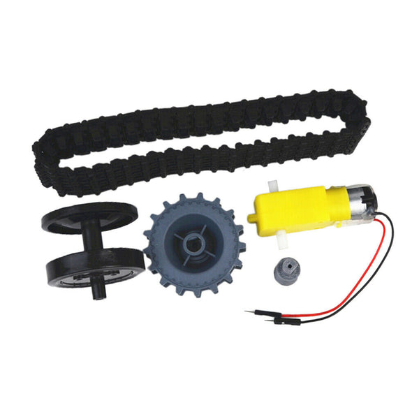 DIY Tank Accessories Set of 40 Section Tank Track Conveyor and Drive Wheels -