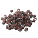 100pc 1/2" Sanding Bands Kit with 2 Sanding Drum Mandrel For  Rotary Tools