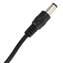 USB Cable 5.5mm / 2.1mm 5V DC Barrel Jack Power Cable (Black, 75cm)