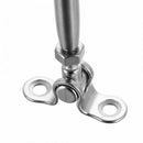 Stainless Steel Hand Swage Stud Turnbuckle Deck Toggle Tensioner Set for 3/
